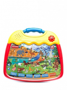 Сенсорный обучающий планшет "Мини-зоопарк" со светом и звуком(S+S Toys, EH80157Rsim)